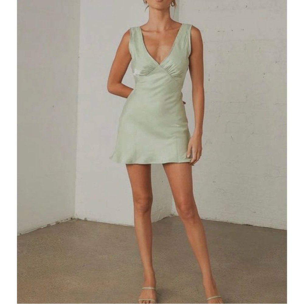 Peppermayo Mint Green Mini Dress